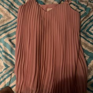 Fancy pink tank top with a v shape neck